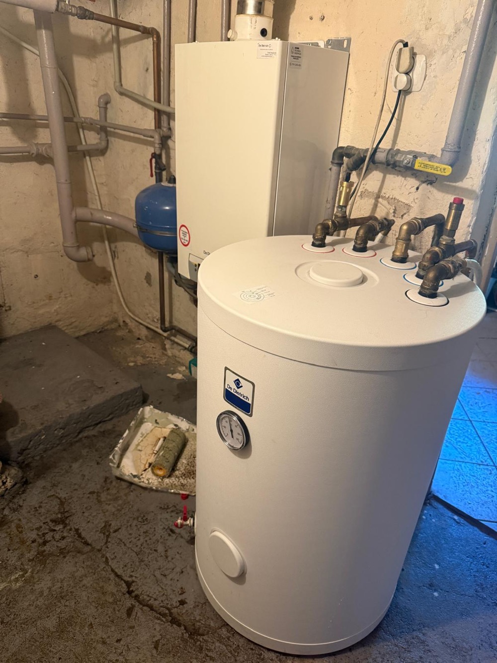 wpis wymiana zbiornika DeDietrich SR 100 2
