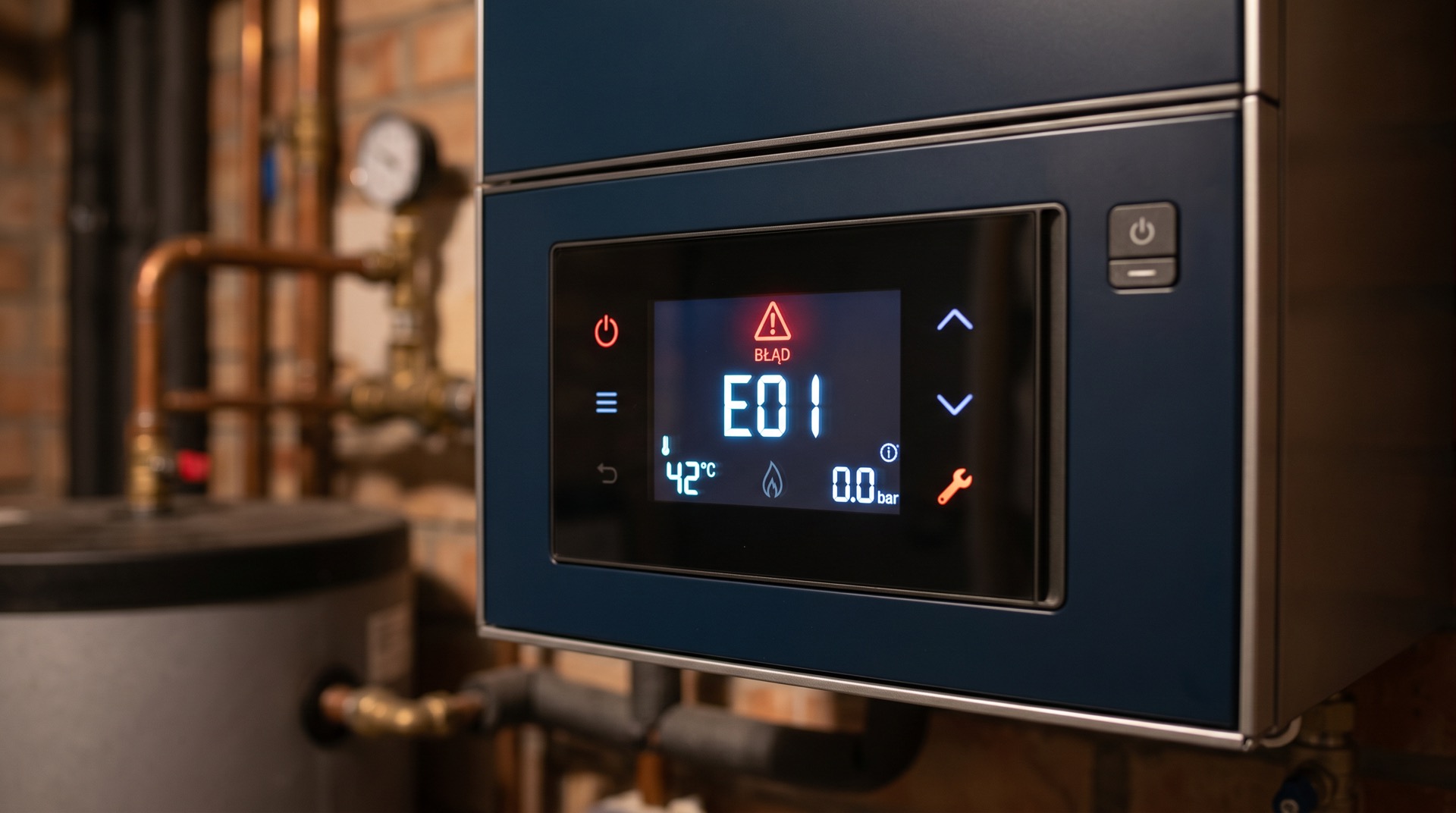 Błąd E01 w Termet Ecocondens GOLD PLUS, Silver, Crystal i Crystal II PLUS – co oznacza i jak go naprawić?